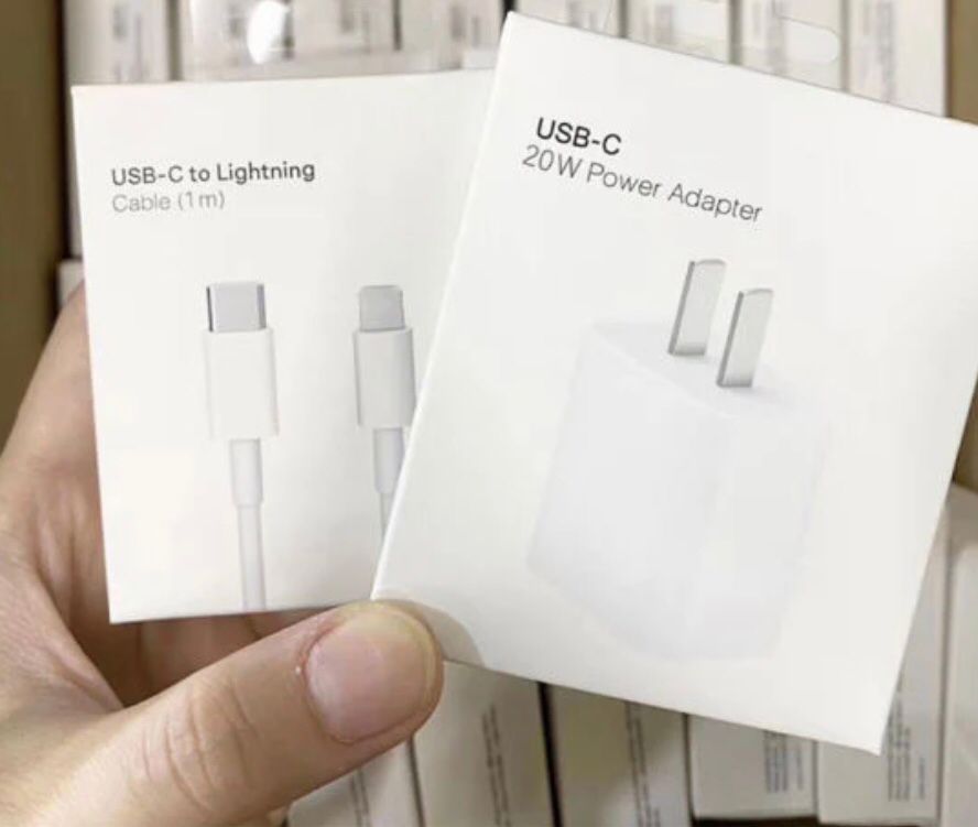 20W IPHONE ADAPTER AND CABLE